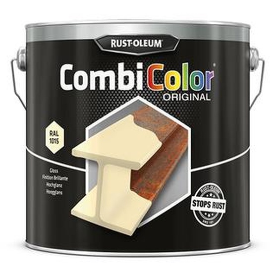 Primaire de protection antirouille et finition CombiColor Original jaune or RAL 1004 pot 750ml - RUST-OLEUM - 7349.0.75