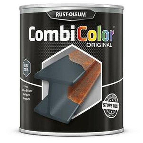 Primaire de protection antirouille et finition CombiColor Original ivoire clair RAL 1015 seau 2,5l - RUST-OLEUM - 7342.2.5