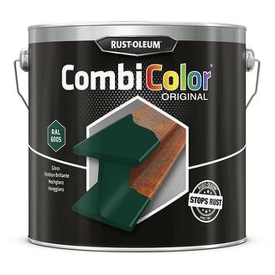 Primaire de protection antirouille et finition CombiColor Original ivoire clair RAL 1015 seau 2,5l - RUST-OLEUM - 7342.2.5