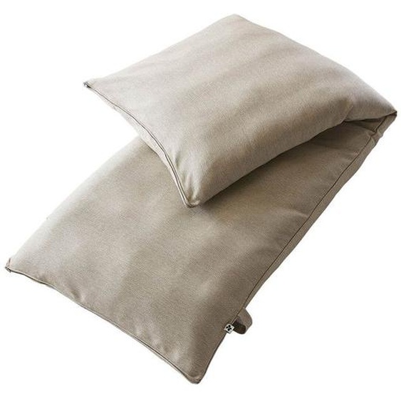 PRIMROSE - Coussin Bain de Soleil 70x190 Déhoussable Tissu Déperlant Sable