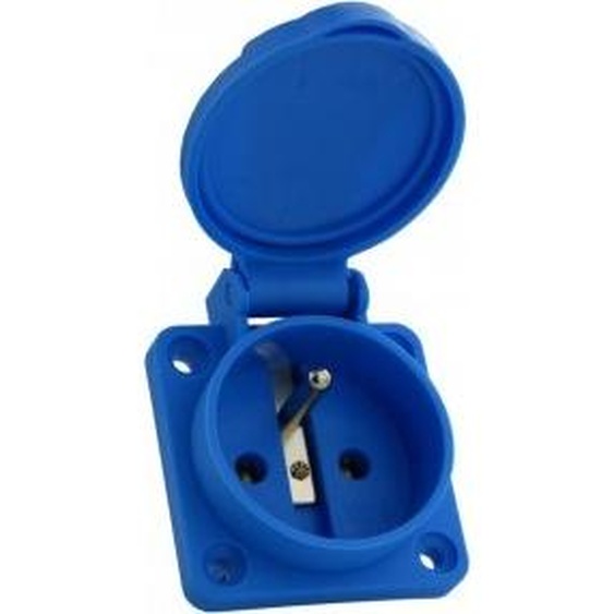 Prise de courant en saillie 230V 16A IP54 Prise de courant système français type E avec broche de terre Prise encastrée Prise en saillie Doktorvolt