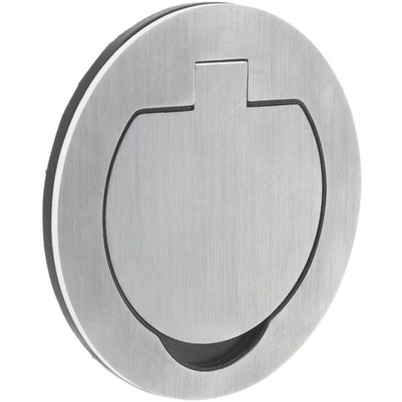 Protec - Prise de sol étanche Initiale 16A 2P+T IP55 - Métal brossé