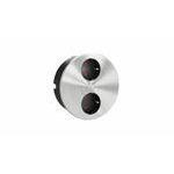 Prise HPF verrouillable en acier inoxydable, ronde, double, électrique