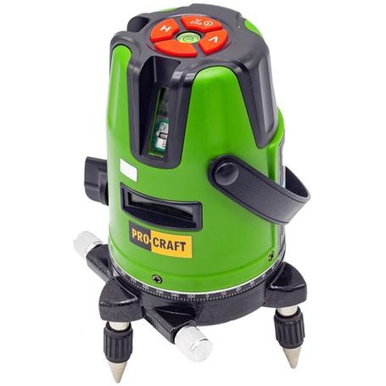 Procraft LE-3D laser à ligne vert, croix auto-nivelant