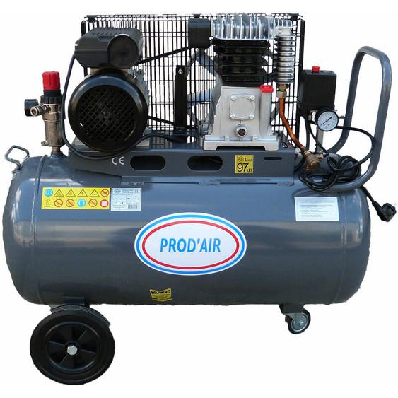 Prodair - Compresseur 200 Litres 4 cv 10 bars lubrifié courroie sur roues