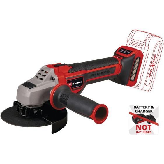 Professional Meuleuse dangle Ø125mm sans fil tp-ag 18/125 ce q Li Power X-Change (18V, moteur Brushless) Livré sans Batterie ni Chargeur - Einhell