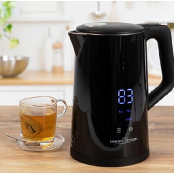 PROFI COOK Bouilloire PC-WKS 1243, 1,7 litre, noir