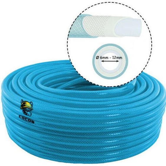 Profi PVC tuyau dessence tuyau dhuile 8mm 50m 4-couches tuyau de carburant tuyau deau