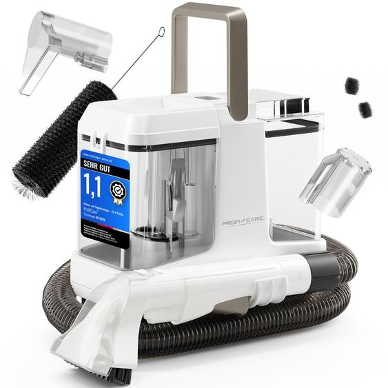 ProfiCare® Nettoyeur de tissus et aspirateur laveur | pour tapis, meubles rembourrés, sièges de voiture et canapés | Aspirateur laveur pour tissus | Nettoyeur de tapis | PC PTR 3153
