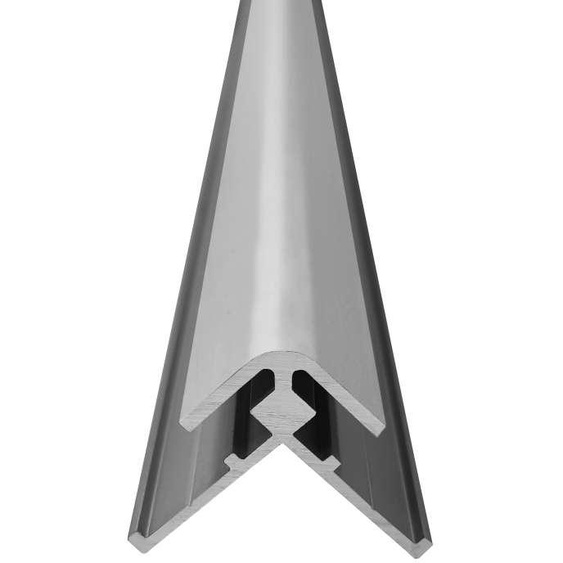 Profilé liaison angle Vipanel 90° extérieur argent mat - ROTH - 1420000326