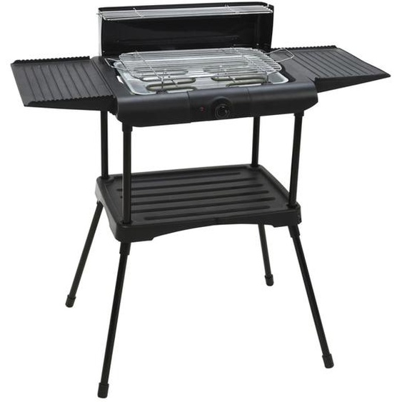 ProGarden Barbecue électrique sur support 2000 W Noir
