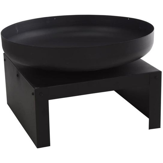 ProGarden Bol à feu sur support 60 cm noir