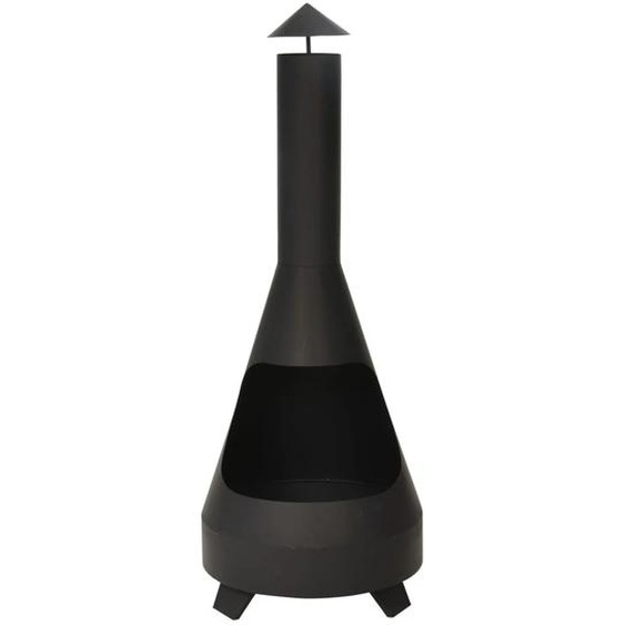 ProGarden Foyer avec cheminée Charming 118 cm Noir