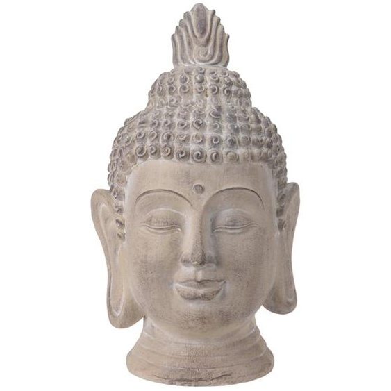 ProGarden Tête de Bouddha décorative 31x29x53,5 cm