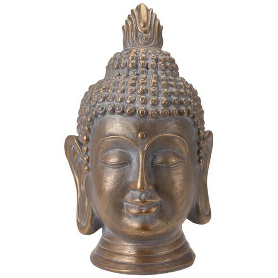 ProGarden Tête de Bouddha décorative 31x29x53,5 cm