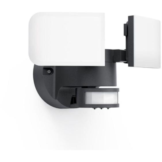 Projecteur 2 têtes noir à détecteur de mouvements orientable et désactivable, 2800 Lumens, Blanc froid - PR2T2800D - Xanlite