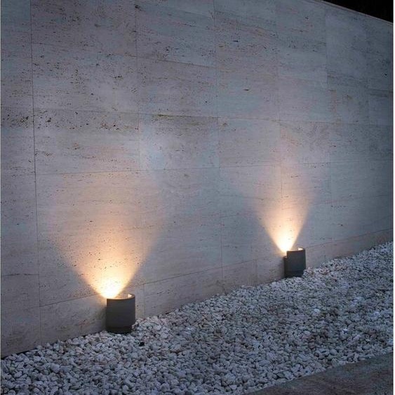 Projecteur de sol à LED NOBORU 3000K IP65 gris foncé