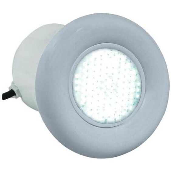 Projecteur LED 252 RVB avec enjoliveur gris clair