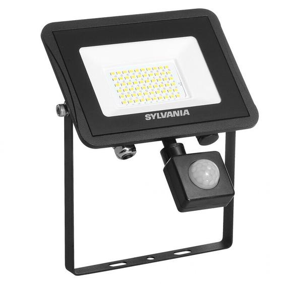 Projecteur LED extra-plat avec capteur START Flood IP65 43W 5000lm 840 PIR Noir 4000K SYLVANIA