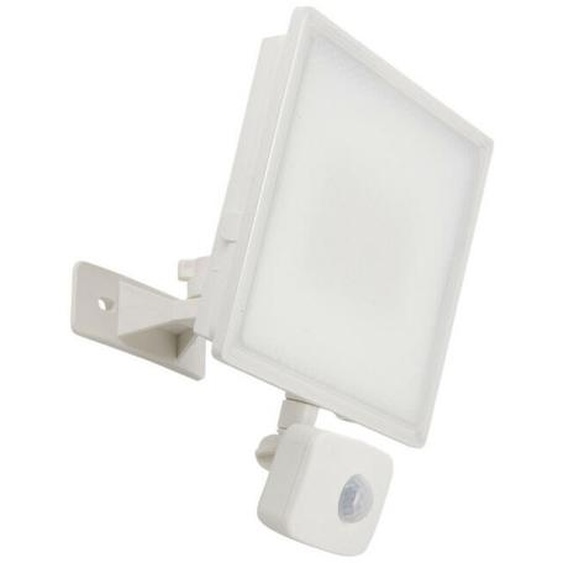 Projecteur led Mural Blanc, Détecteur de Mouvement, 50 w, 4200 Lumens - PR50WMDB - Xanlite