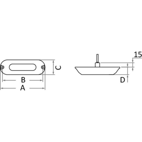 Projecteur sous-marin avec 4 LED RGBW, 1 pièce