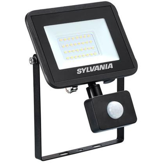Projecteur SYLFLOOD IP54 PIR noir 3000 Lm SYLVANIA 0047123