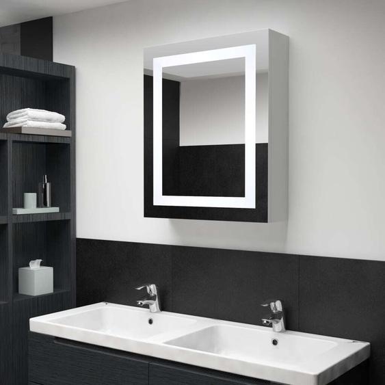 Maison Exclusive Armoire de toilette LED avec miroir 50 x 13 x 70 cm