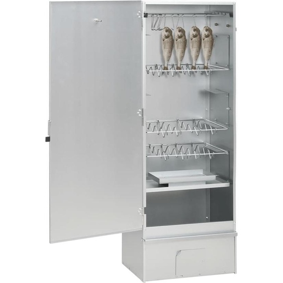 Prolenta Premium - Fumoir avec copeaux de bois 44,5x29x110 cm Acier galvanisé