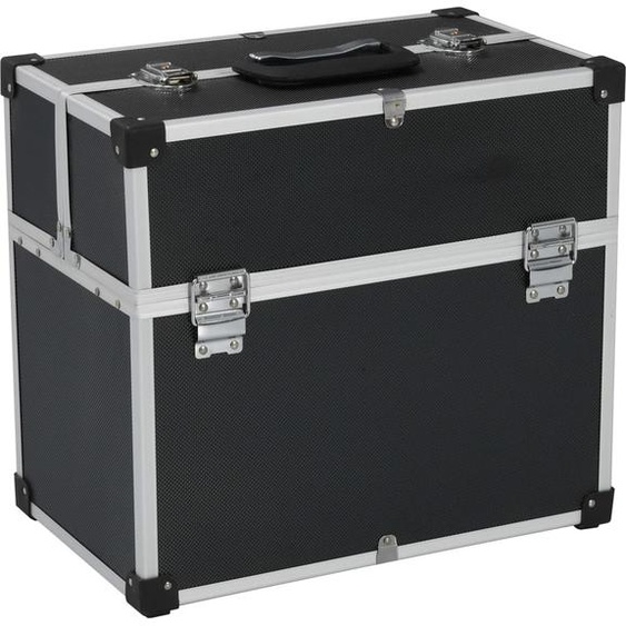 Prolenta Premium - Mallette à outils 38x22,5x34 cm Noir Aluminum