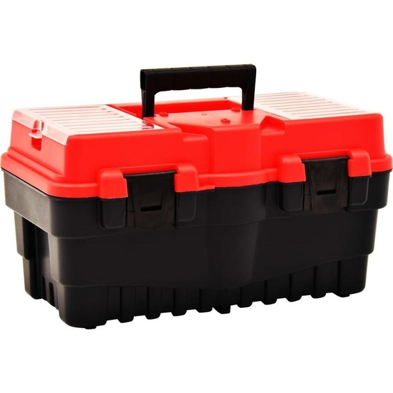 Prolenta Premium - Mallette à outils plastique 462 x 256 x 242 mm rouge