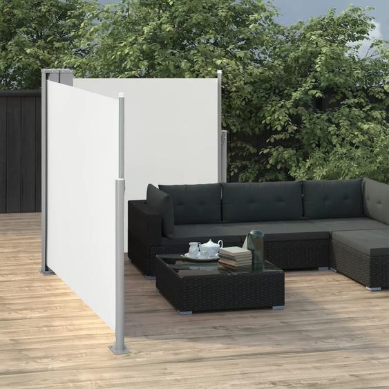 Prolenta Premium Store latéral extensible Blanc crème 100 x 600 cm