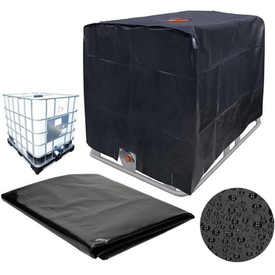 Coavas - Bache pour Cuve 1000L ibc, Bache de réservoir deau Couvercle, Anti-UV Anti-poussière Couverture Container Réservoir ibc, Housse Protection