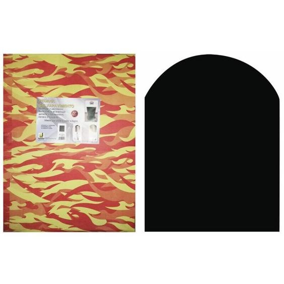 protecteur de sol Plateforme 80x90 cm. sous poêle à granulés bois