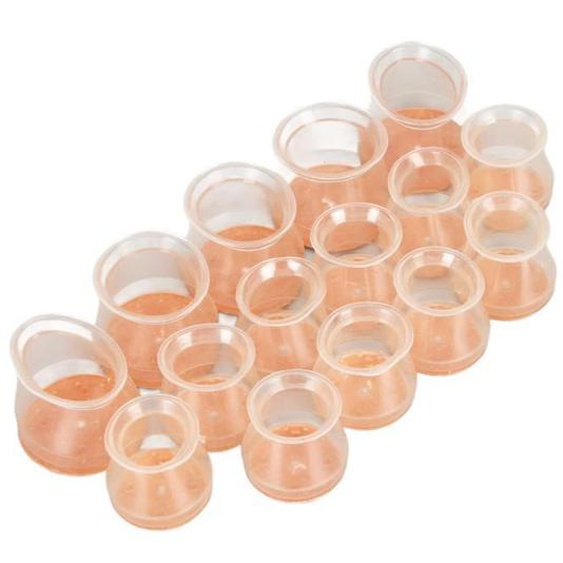 Protecteurs de sol pour pieds de chaise - SALUTUYA - 15pcs - Silicone - Lavable - Installation Facile