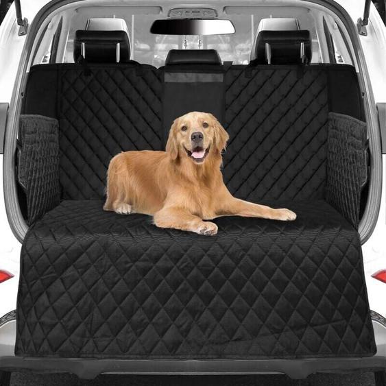 Protection Coffre Voiture Chien Universelle Couverture de Coffre Protection de Seuil de Chargement latérale, Imperméable & Antidérapant, 180x103 CM