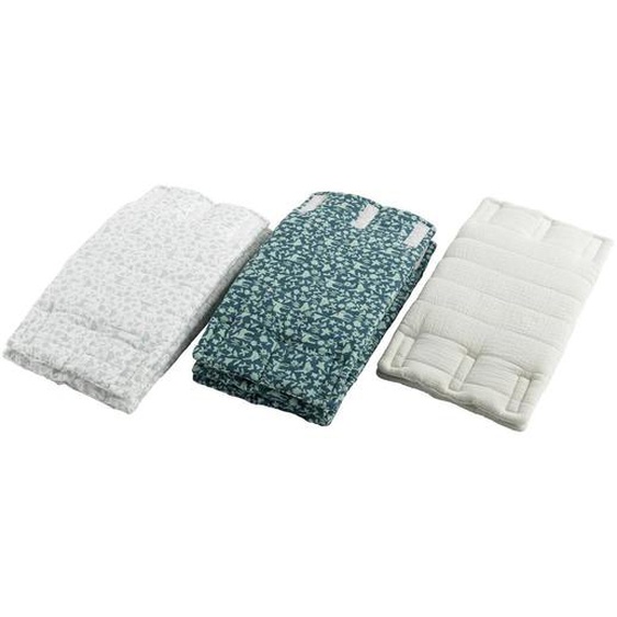 Protection De Barreaux De Lit En Coton Bleu/blanc