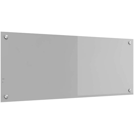 Protection de cuisine Gris clair 100 x 40 cm verre trempé