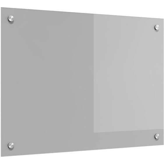 Protection de cuisine Gris clair 70 x 50 cm verre trempé