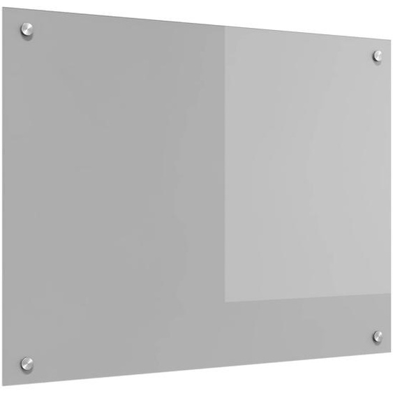 Protection de cuisine Gris clair 80 x 60 cm verre trempé