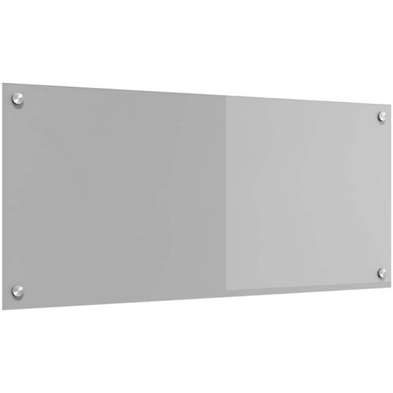 Protection de cuisine Gris clair 90 x 40 cm verre trempé