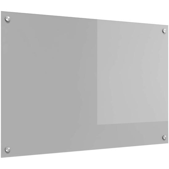 Protection de cuisine Gris clair 90 x 60 cm verre trempé