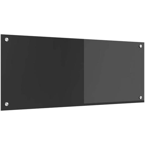 Protection de cuisine Gris foncé 100 x 40 cm verre trempé