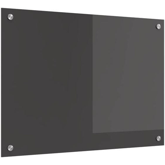 Protection de cuisine Gris foncé 70 x 50 cm verre trempé