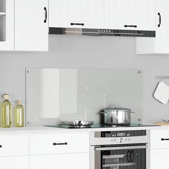 Protection de cuisine Transparent 120 x 50 cm verre trempé