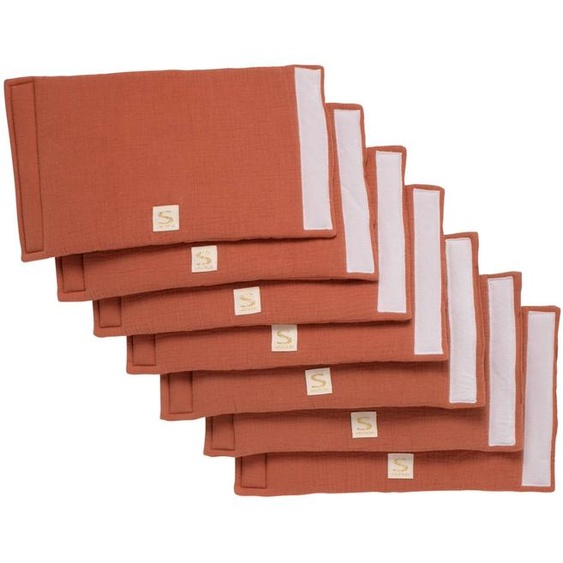 Protections De Barreaux De Lit En Coton Rouge