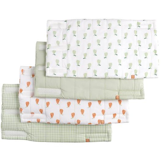 Protections De Barreaux De Lit En Coton Vert Tilleul