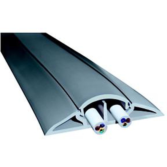 Protège-câbles longueur 3m 2x12mm gris