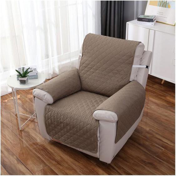 Protège fauteuil, protège fauteuil antidérapant pour fauteuils relax avec accoudoirs, fauteuils TV, housse de fauteuil