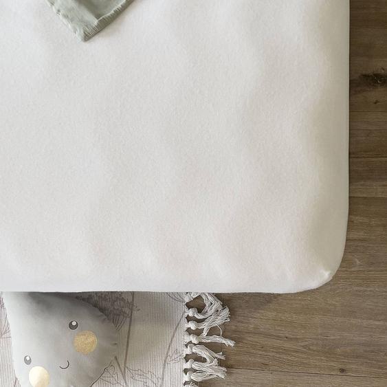 Protège Matelas Enfant Flanelle De Coton Bio Blanc