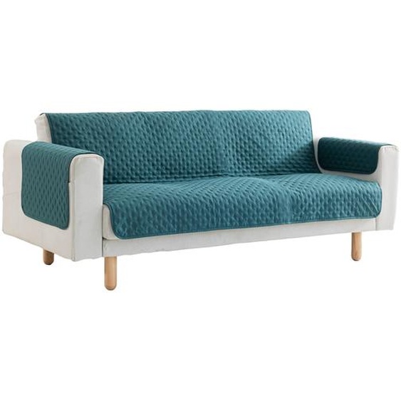 Protège-salon antiglisse microfibre matelassé -